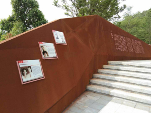 巨野耐候钢挡土墙